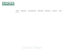 Tablet Screenshot of hedgesinsurance.com